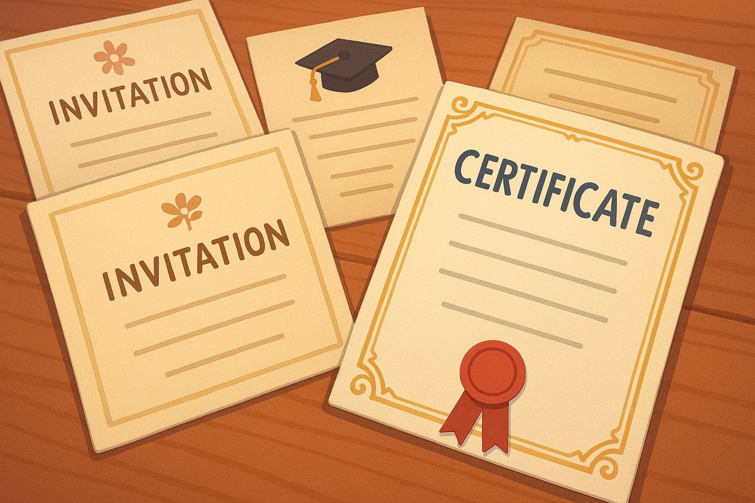 Invitations & Certificates